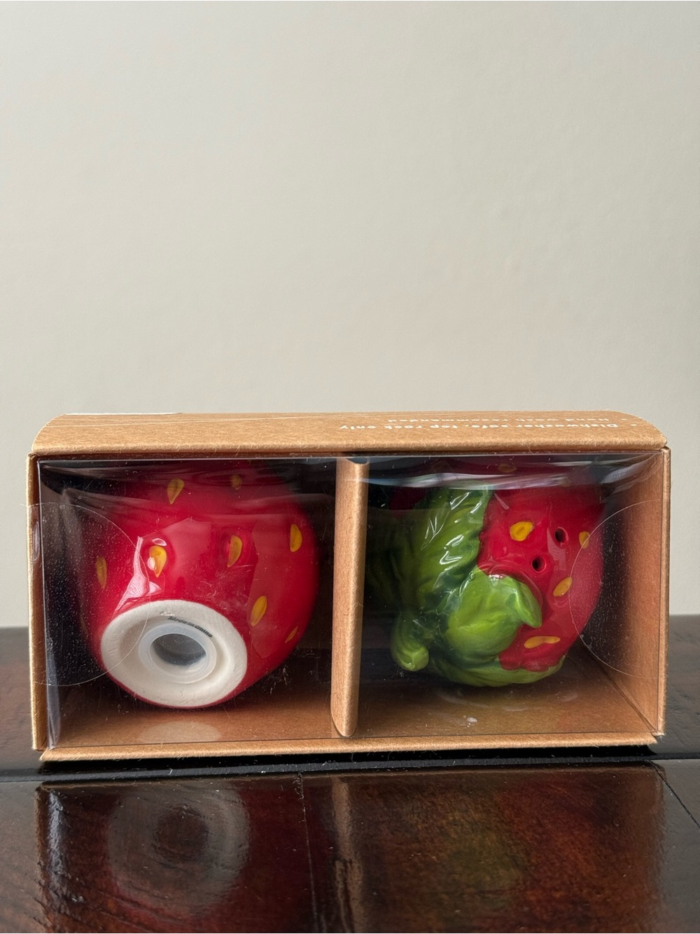 Strawberry Salt and Pepper Shakers